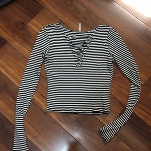 LF stores Emma and Sam ling sleeve Shirt size s